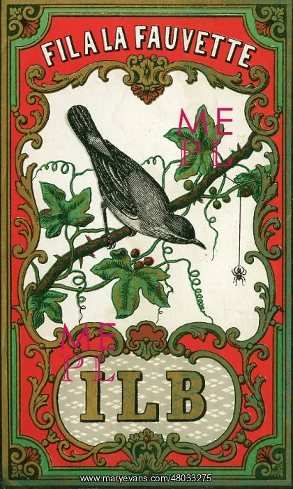 : Printer's Sample, Fil a la Fauvette : Printer's Sample, Fil a la Fauvette