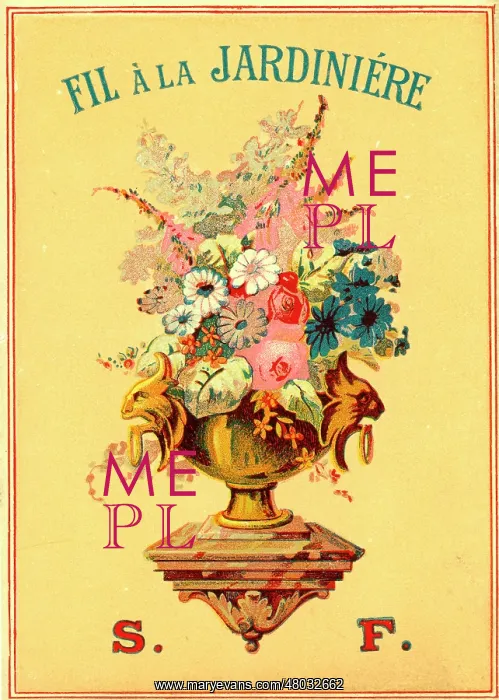 : Printer's Sample, Fil a la Jardiniere : Printer's Sample, Fil a la Jardiniere