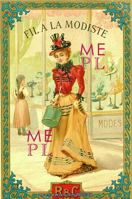 : Printer's Sample, Fil a la Modiste : Printer's Sample, Fil a la Modiste