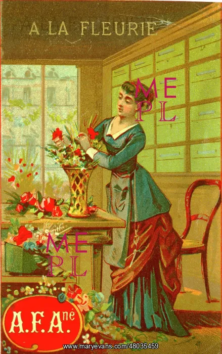 : Printer's Sample, A La Fleurie : Printer's Sample, A La Fleurie