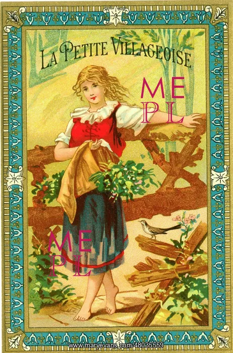 : Printer's Sample, La Petite Villageoise : Printer's Sample, La Petite Villageoise
