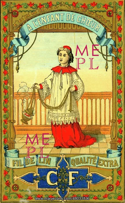 : Printer's Sample, A l'Enfant de Choeur : Printer's Sample, A l'Enfant de Choeur