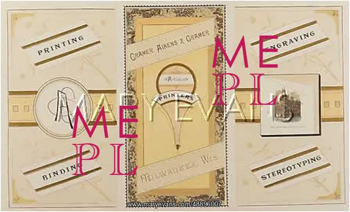 : PRINTERS TRADE CARD : PRINTERS TRADE CARD
