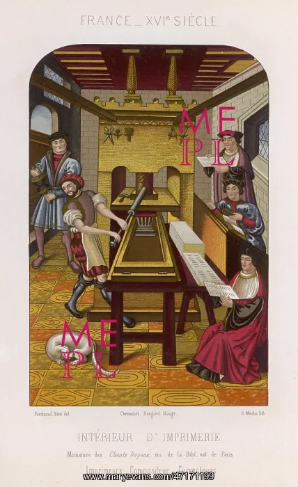 : PRINTING, 16TH CENTURY : PRINTING, 16TH CENTURY