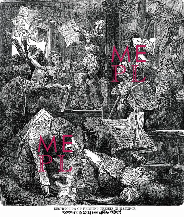 : printing press - Mainz - violence - Adolph II : printing press - Mainz - violence - Adolph II