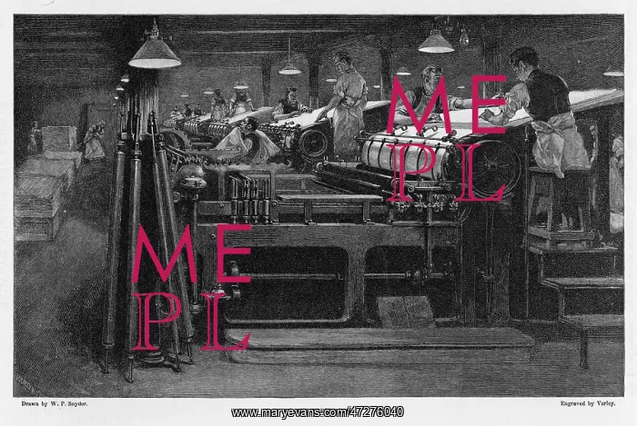 : PRINTING / PRESS-ROOM / 1887 : PRINTING / PRESS-ROOM / 1887