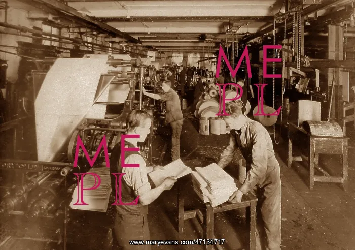 : Printing presses, Liverpool Express and Weekly : Printing presses, Liverpool Express and Weekly