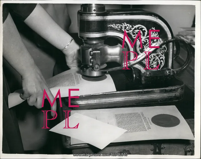 : Printing of royal proclamation, Crown Office : Printing of royal proclamation, Crown Office
