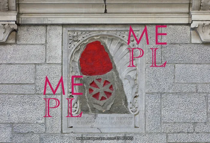: Priory of the Knights of Malta stone, Chateau : Priory of the Knights of Malta stone, Chateau