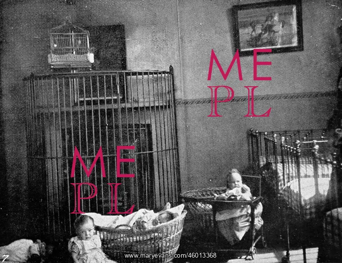 : Prison babies in chairs and cots in the day nursery : Prison babies in chairs and cots in the day nursery