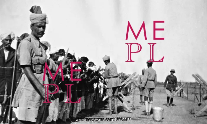 : Prison camp during the riots in Kashmir, 1931 : Prison camp during the riots in Kashmir, 1931