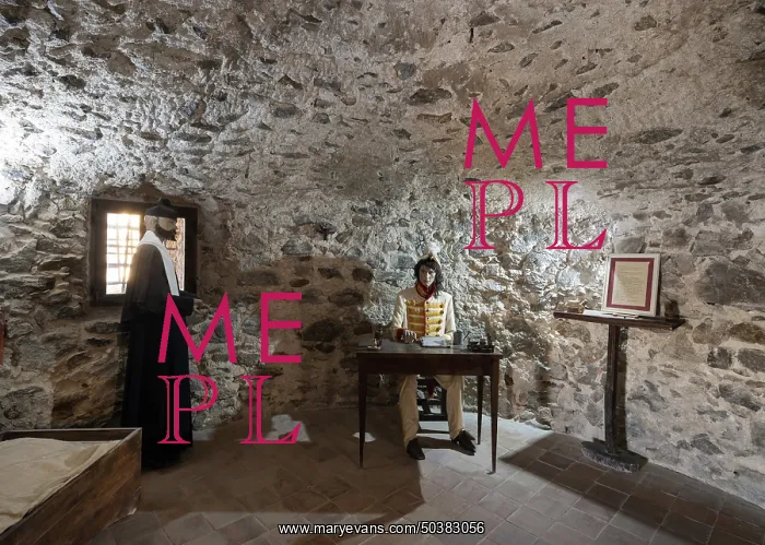 : Prison cell, Castello Murat, Pizzo, Calabria, Italy : Prison cell, Castello Murat, Pizzo, Calabria, Italy