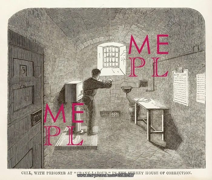 : Prison - Crank-Labour - 1860 : Prison - Crank-Labour - 1860