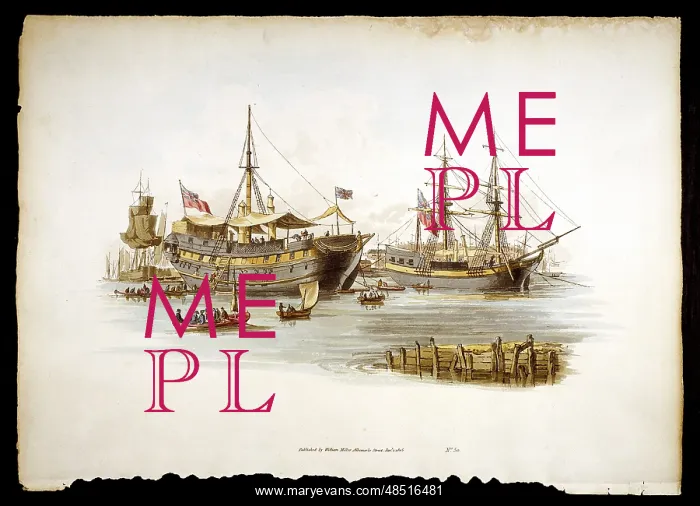 : Prison Ships (Hulks or Tenders) in the Thames : Prison Ships (Hulks or Tenders) in the Thames