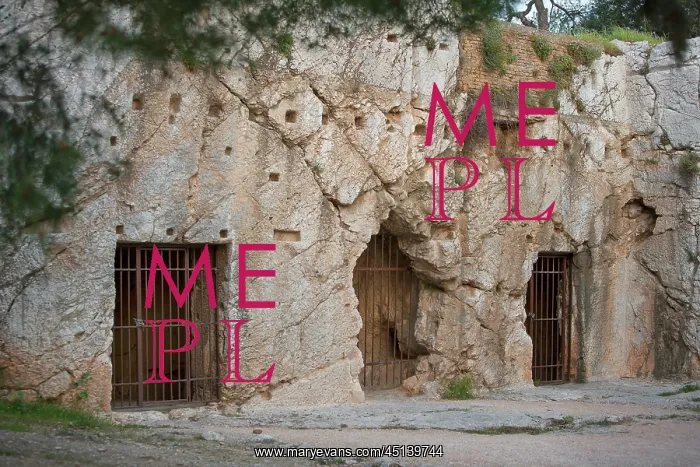 : Prison of Socrates, Athens, Greece : Prison of Socrates, Athens, Greece