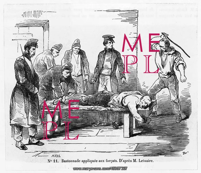 : Prisoner flogged : Prisoner flogged