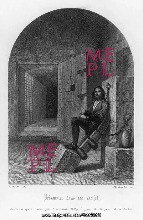 : Prisoner in la Bastille, Paris : Prisoner in la Bastille, Paris