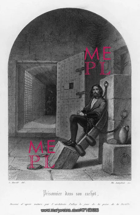: Prisoner in la Bastille, Paris : Prisoner in la Bastille, Paris