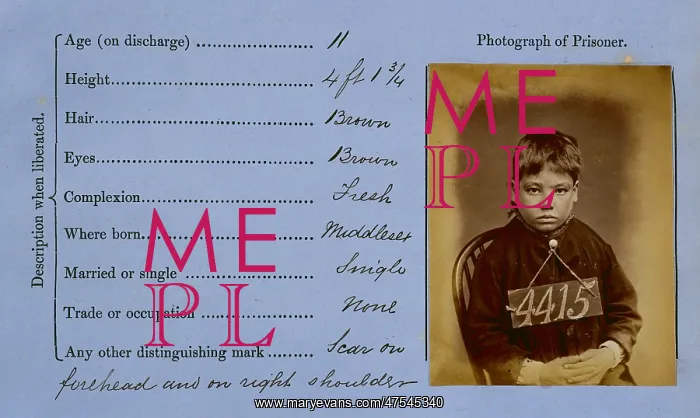  : Prisoner mug shot 1872-1873