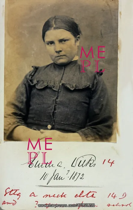 : Prisoner mug shot 1873 : Prisoner mug shot 1873
