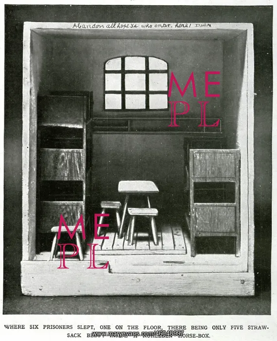: Prisoner of war accommodation for British soldiers 1916 : Prisoner of war accommodation for British soldiers 1916