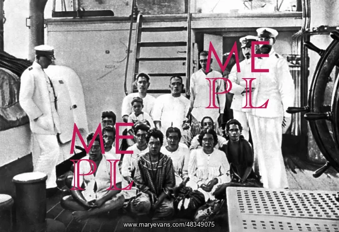 : Prisoners aboard the German SMS Comoran : Prisoners aboard the German SMS Comoran