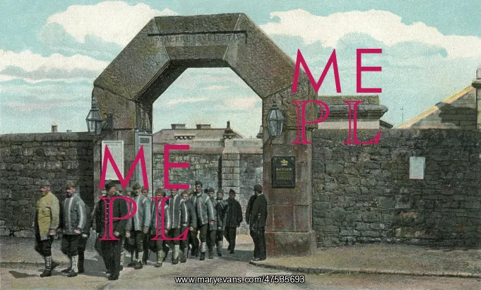 : Prisoners at the Gate of Dartmoor Prison : Prisoners at the Gate of Dartmoor Prison