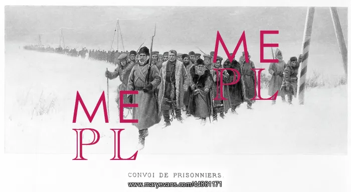 : Prisoners Marching Winter Snow : Prisoners Marching Winter Snow