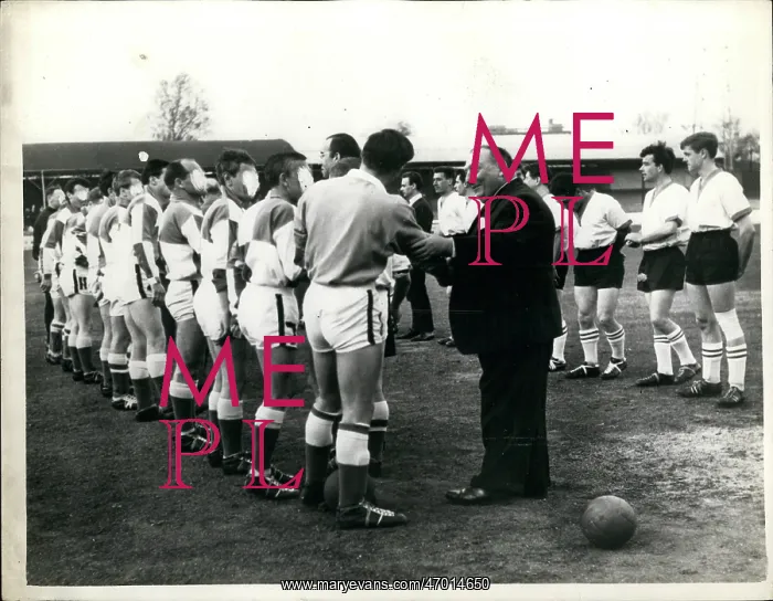 : Prisons. 1965 - Prison Football Team win a cup final.: The football team : Prisons. 1965 - Prison Football Team win a cup final.: The football team