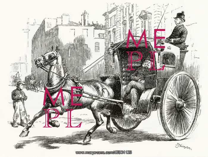 : Private Hansom Cab 1890 : Private Hansom Cab 1890
