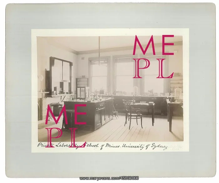 : Private Laboratory, New School of Mines, Sydney University : Private Laboratory, New School of Mines, Sydney University
