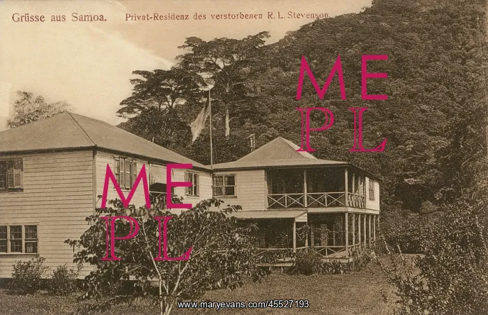: Private residence of Robert Louis Stevenson - Samoa : Private residence of Robert Louis Stevenson - Samoa