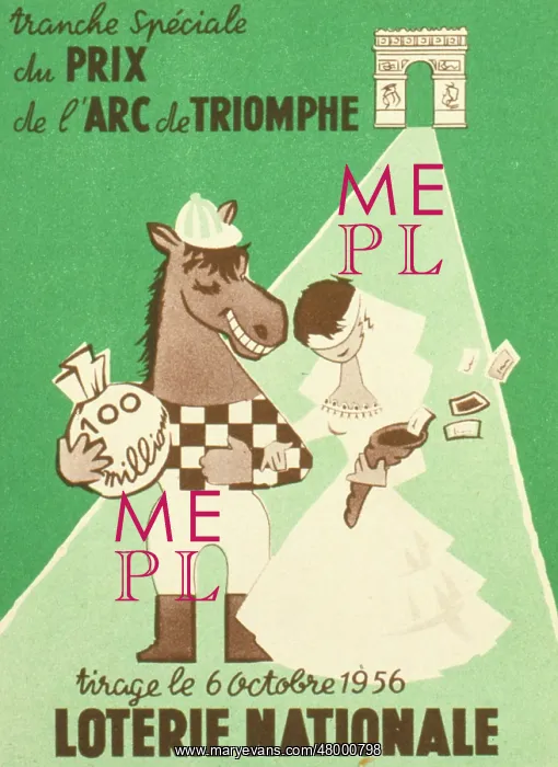 : Prix de L'Arc de Triomphe lottery poster : Prix de L'Arc de Triomphe lottery poster