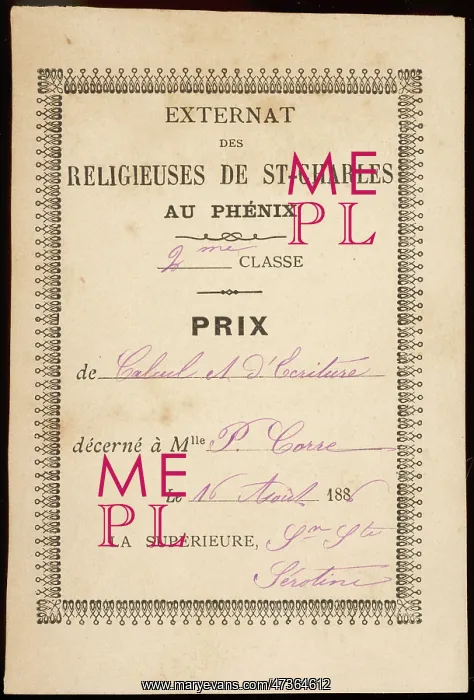 : PRIZEWINNER'S BOOKPLATE : PRIZEWINNER'S BOOKPLATE