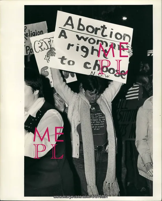 : Pro-abortion demonstration, Ford-Carter TV debate : Pro-abortion demonstration, Ford-Carter TV debate