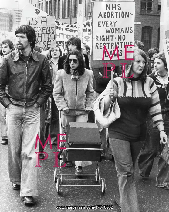 : Pro-abortion demonstrators : Pro-abortion demonstrators