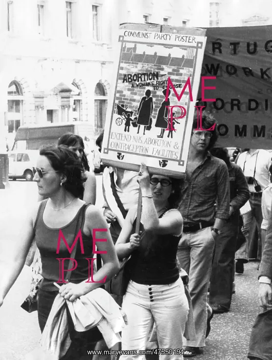 : Pro-abortion demonstrators : Pro-abortion demonstrators