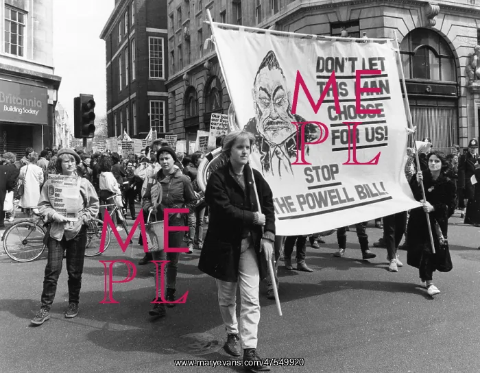 : Pro-choice demonstrators : Pro-choice demonstrators