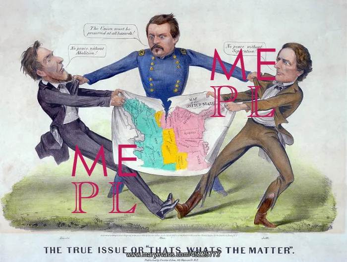 : Pro-McClellan cartoon shows Lincoln's former ? : Pro-McClellan cartoon shows Lincoln's former ?