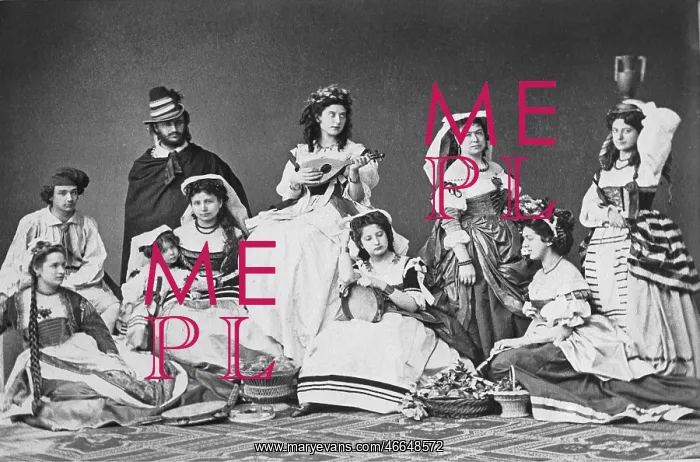 : Probably: 4 image The Barcarolle'. Scene from 8 tableaux? : Probably: 4 image The Barcarolle'. Scene from 8 tableaux?