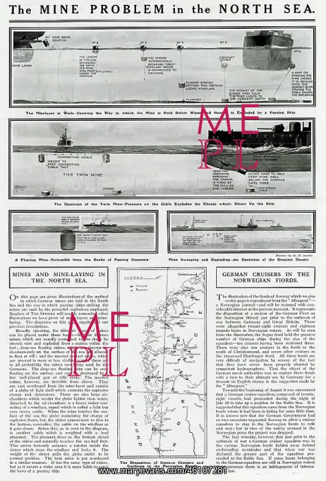 : Mine problem in North Sea by G. H. Davis : Mine problem in North Sea by G. H. Davis