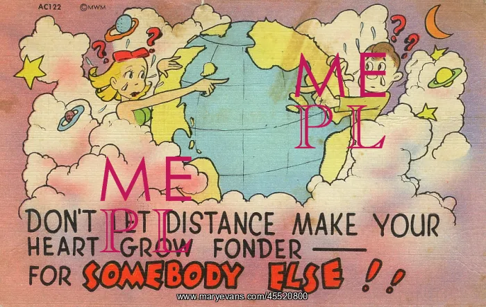 : The problems of a long distance relationship : The problems of a long distance relationship