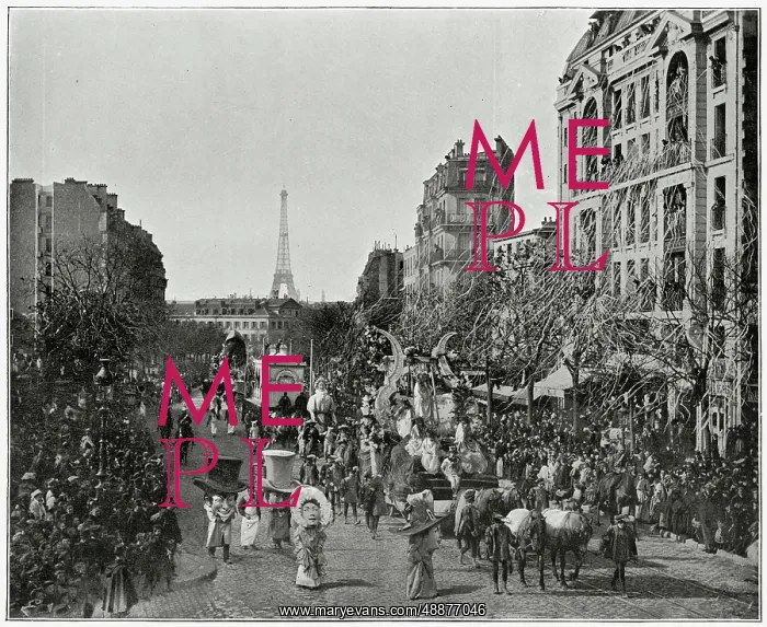 : Procession of the Fat Ox in Paris : Procession of the Fat Ox in Paris