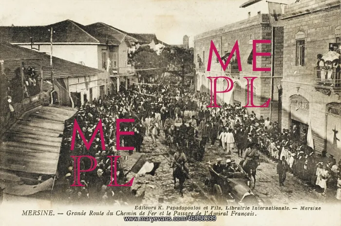 : Procession of the French Admiral - Mersin : Procession of the French Admiral - Mersin