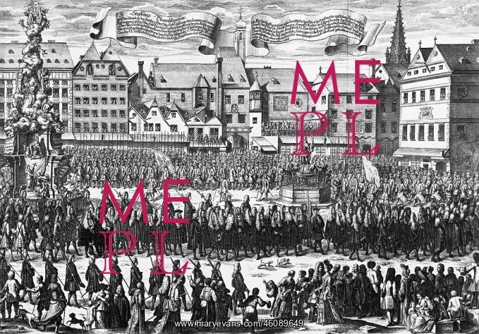 : Procession from Hof to St. Stephan?s Cathedral : Procession from Hof to St. Stephan?s Cathedral