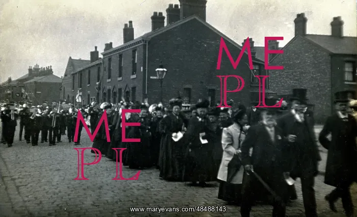: Procession, Hurst, Lancashire : Procession, Hurst, Lancashire