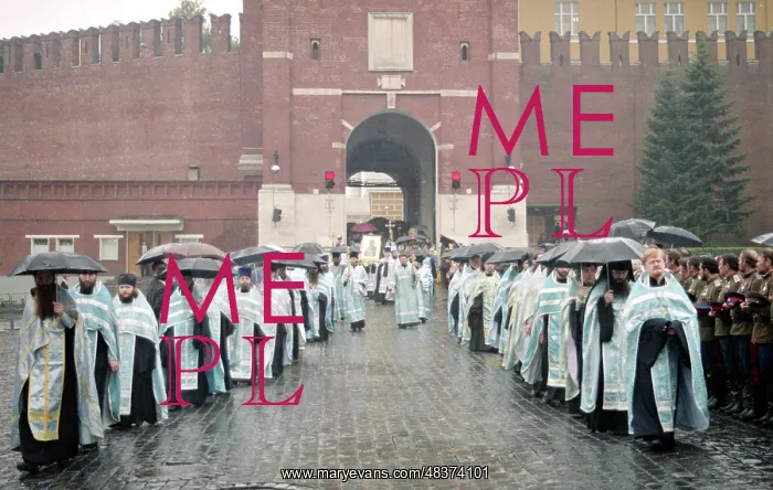 : Procession from Kremlin to Sretensky Monastery : Procession from Kremlin to Sretensky Monastery