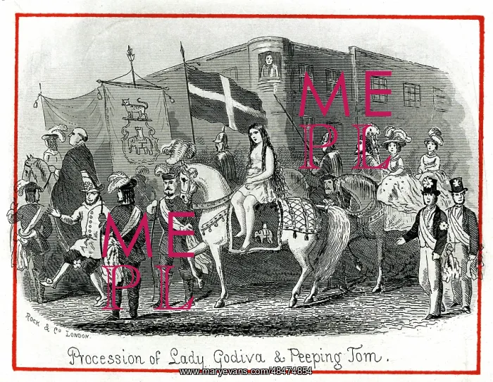 : Procession of Lady Godiva and Peeping Tom of Coventry : Procession of Lady Godiva and Peeping Tom of Coventry