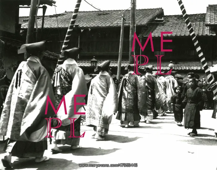 : Procession of Lama Priests in Kyoto, Japan : Procession of Lama Priests in Kyoto, Japan