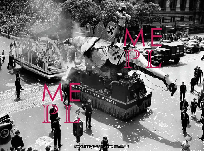 : Procession in New York, 1942 : Procession in New York, 1942